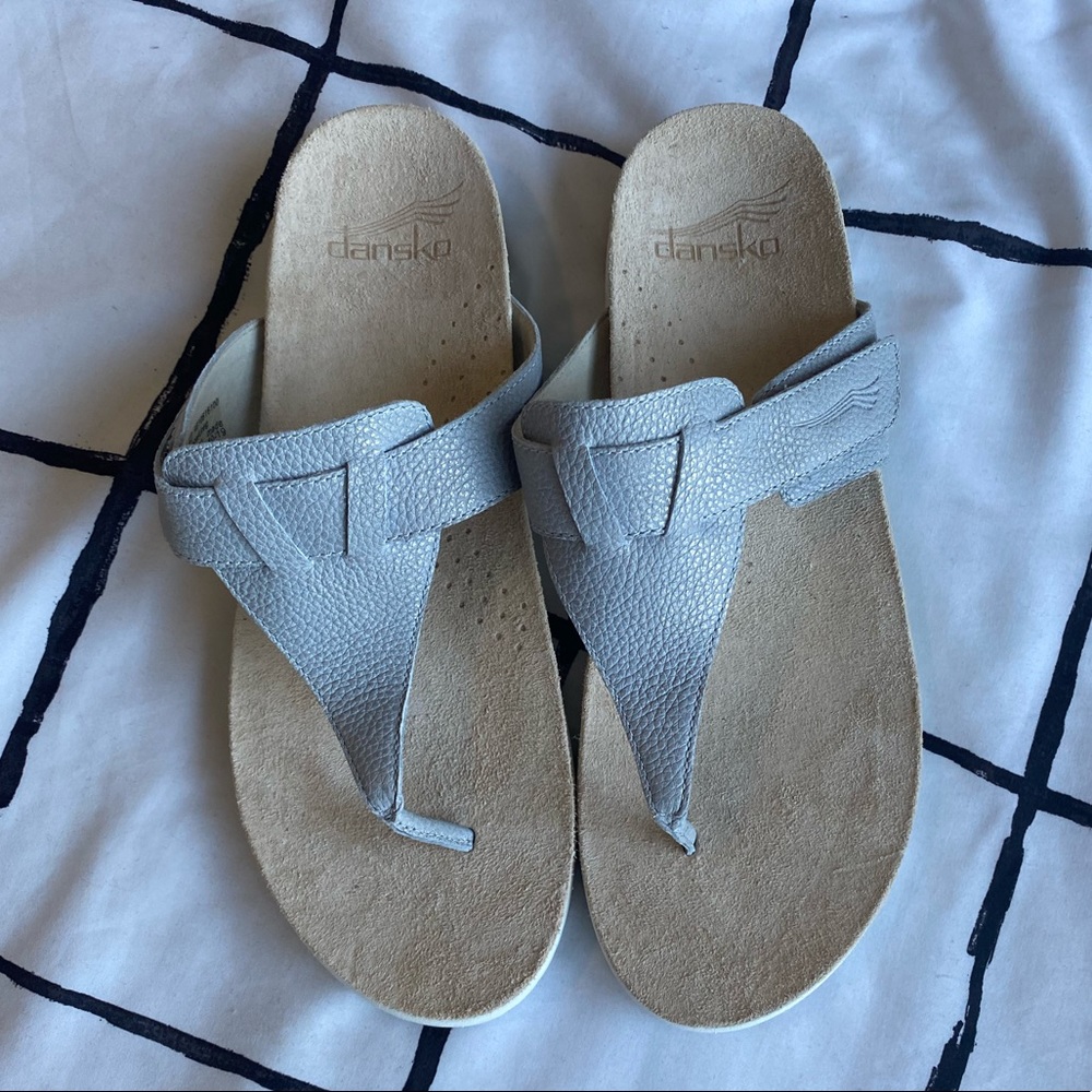 Dansko Gray Sandals